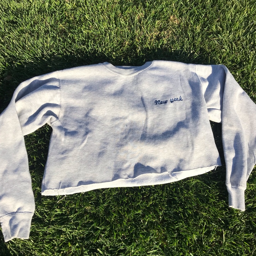 🚨 CLEANOUT SALE🚨 brandy cropped New York Sweater